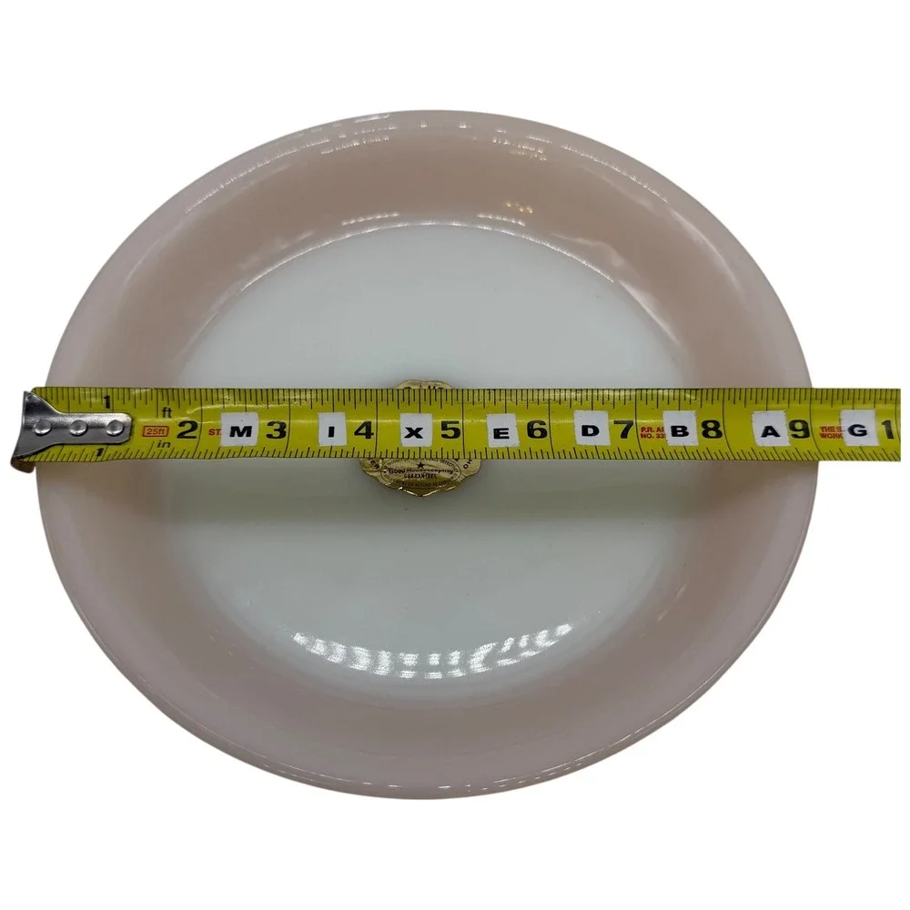 Anchor Hocking Fire King Peach Luster Pie Plate Baking‎ Dish